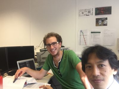 Clemens君とディスカッション